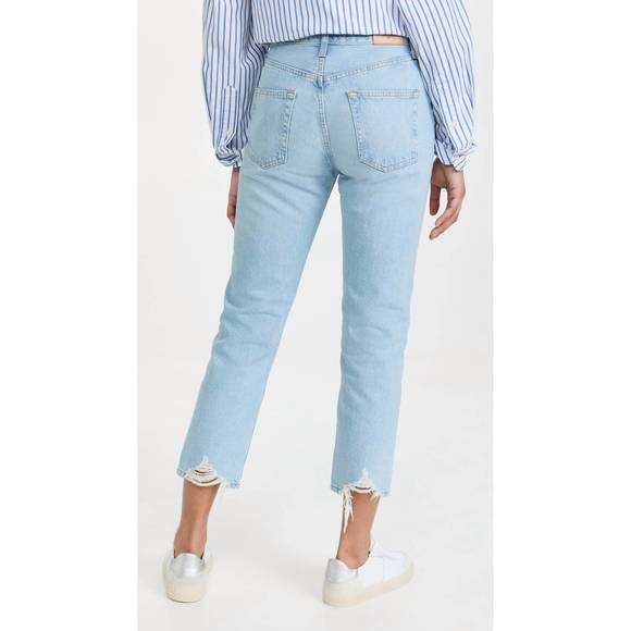 NEW EDWIN hana crop jean in destructed calm down - Picture 3 of 4